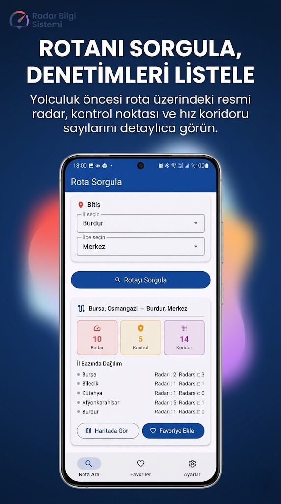 Radar Bilgi Sistemi ekran görüntüsü