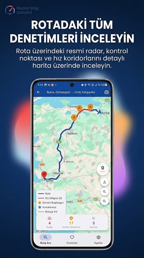 Radar Bilgi Sistemi ekran görüntüsü